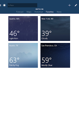 MSN Weather - Forecast & Maps screenshot