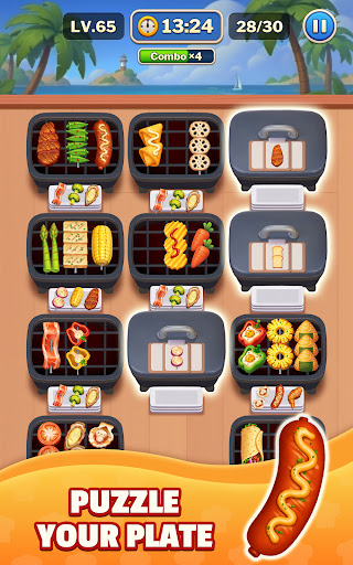 Grill Match - Food Sort Puzzle screenshot