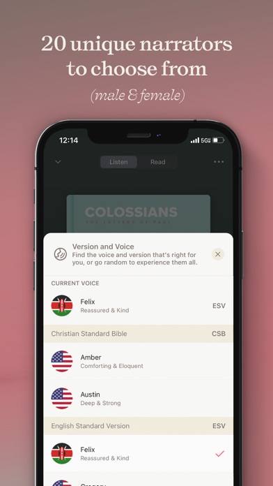 Dwell: Audio Bible screenshot