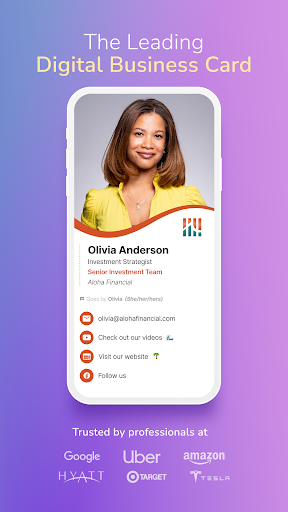 HiHello: Digital Business Card screenshot