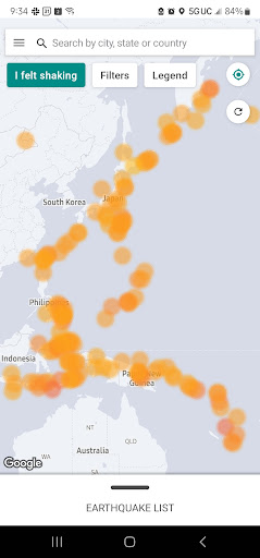 MyShake Earthquake Alerts screenshot