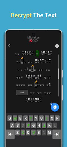PlaySimple Cryptogram screenshot