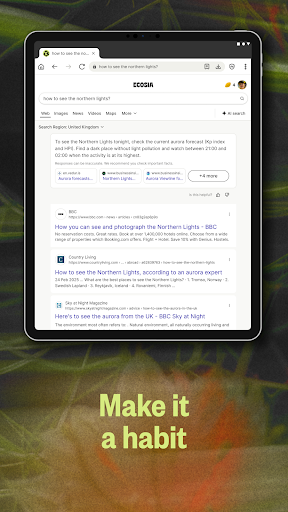 Ecosia - Safe Internet Browser screenshot
