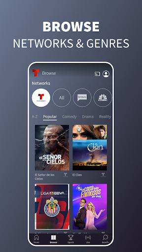 Telemundo: Series y TV en vivo screenshot
