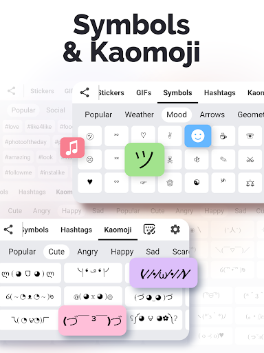 Fonts Art: Cute Keyboard Font screenshot