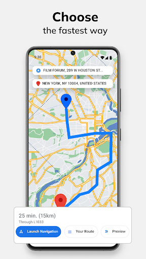 GPS Maps Voice Navigation App screenshot