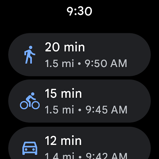 Google Maps screenshot