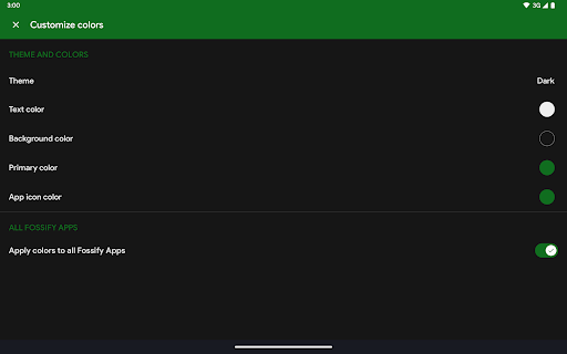 Fossify Thank You screenshot