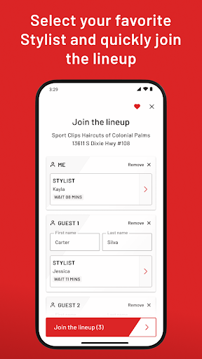 Sport Clips Haircuts Check-In screenshot