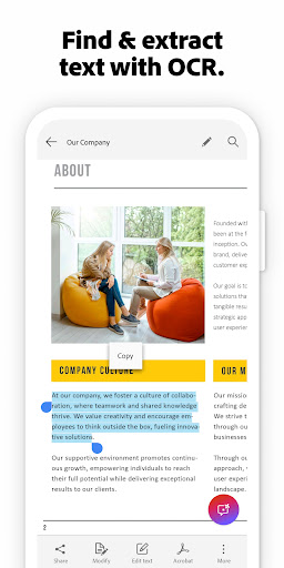 Adobe Scan AI PDF Scanner, OCR screenshot