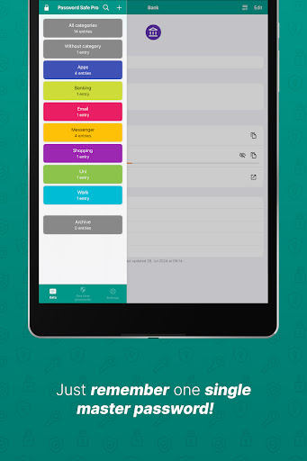 Password Safe and Manager screenshot