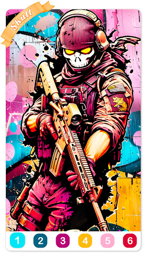 Tattoo Coloring games screenshot