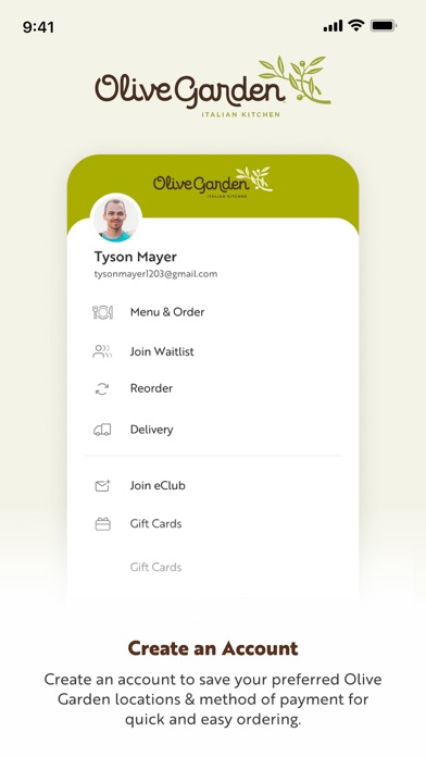 Olive Garden Italian Kitchen screenshot