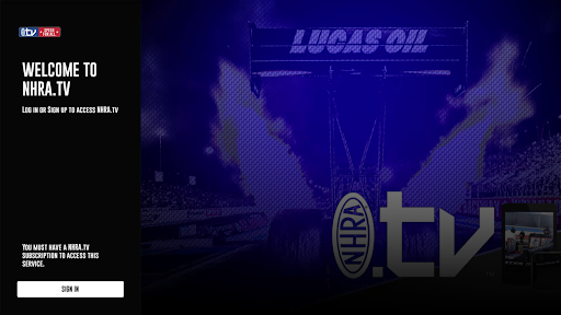 NHRA.TV screenshot