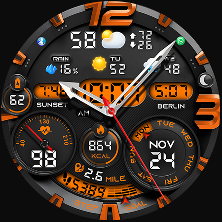 PER32 Ultra Hybrit Watch Face screenshot