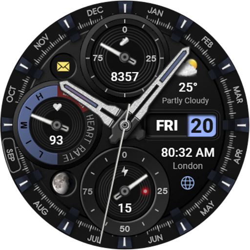 WFP 339 Ultra watch face screenshot
