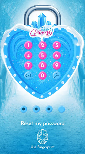 Winter Princess Diary: Lock screenshot
