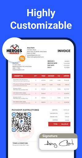 Invoice Maker - InvoiceBase screenshot