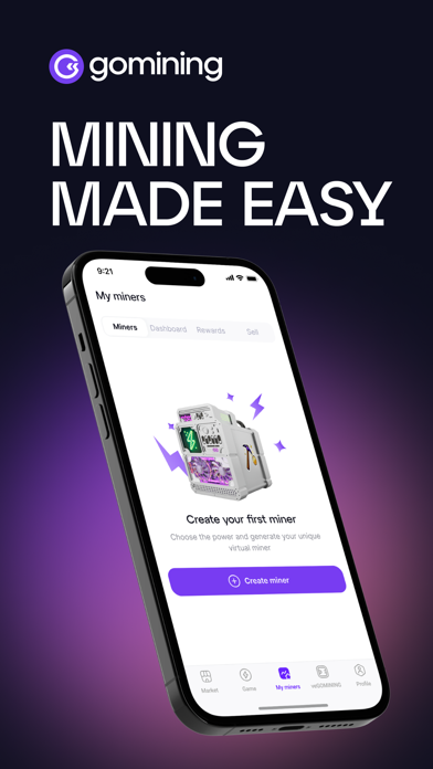 GoMining - Coin Mining App screenshot