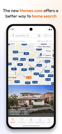 Homes.com Real Estate Search screenshot