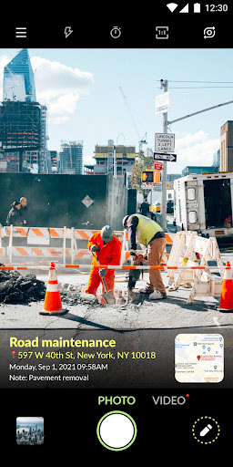 Timestamp Camera, Auto GPS Cam screenshot