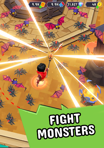 Wizario: Idle Magic RPG screenshot