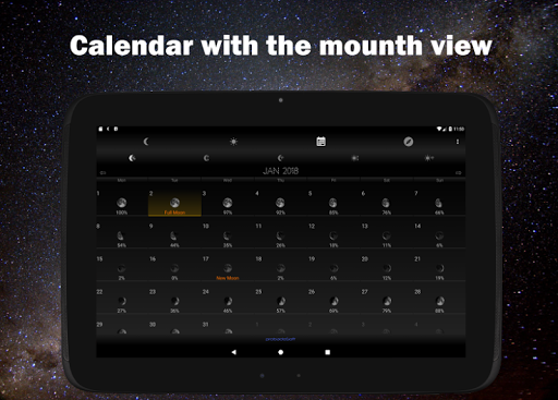Moon Phase Calendar screenshot