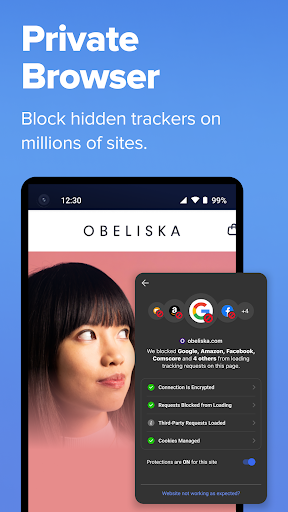 DuckDuckGo Browser, Search, AI screenshot
