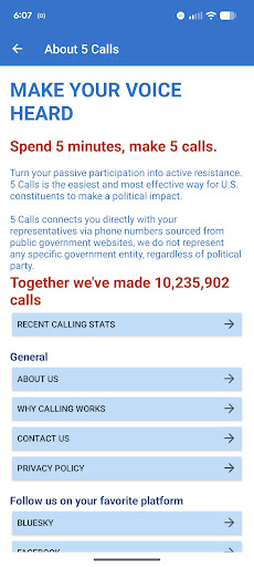 5 Calls: Contact Your Congress screenshot