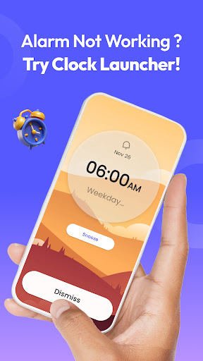 Alarm Clock Launcher screenshot