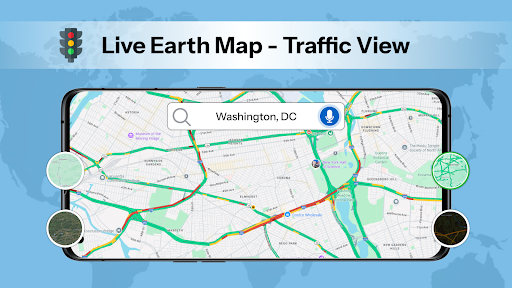 Earth Map Satellite Live View screenshot