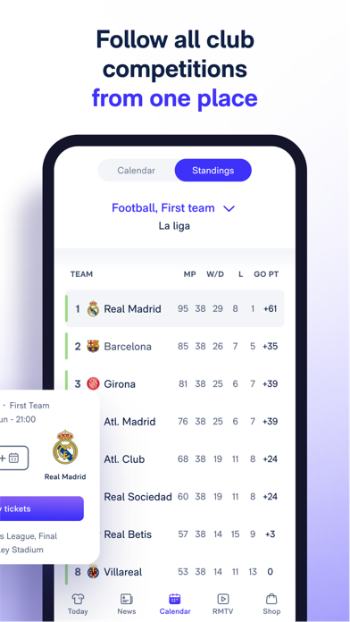 Real Madrid screenshot