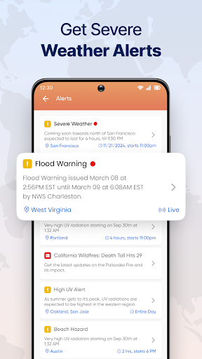 Live Weather Radar Launcher screenshot