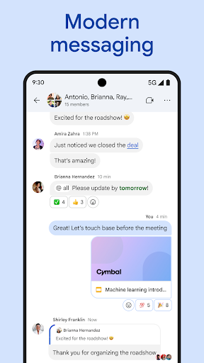 Google Chat screenshot