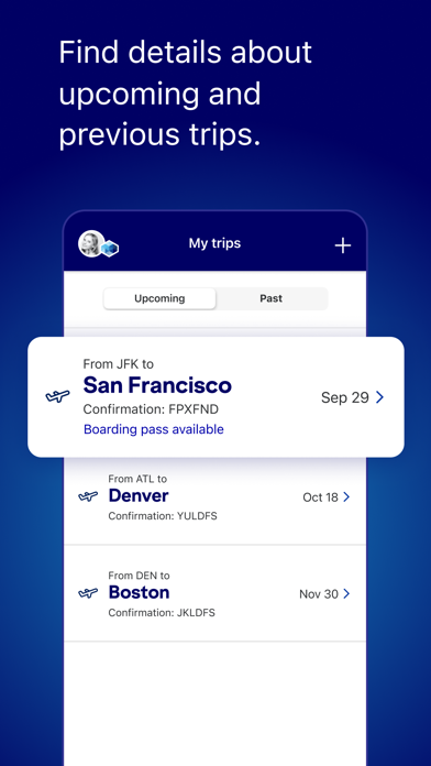 JetBlue - Book & manage trips screenshot