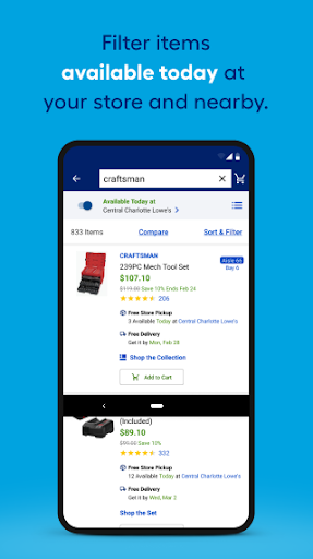 Lowe's screenshot