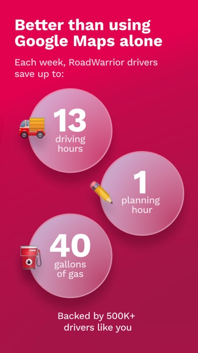 RoadWarrior Route Planner screenshot