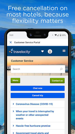 Travelocity Hotels & Flights screenshot