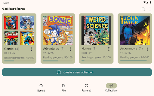 Comic Book Reader (cbz/cbr) screenshot