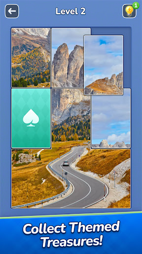 Jigsawcard Solitaire Puzzle screenshot
