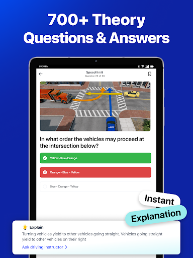 DMV Permit Practice Test 2025 screenshot