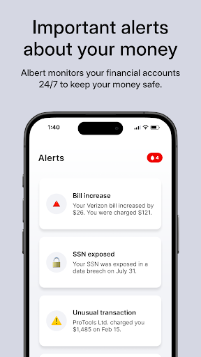 Albert: Budgeting and Banking screenshot