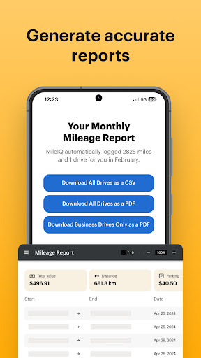 Mileage Tracker & Log - MileIQ screenshot
