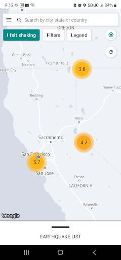 MyShake Earthquake Alerts screenshot