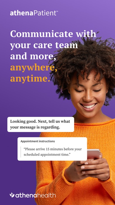 athenaPatient screenshot