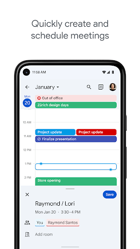 Google Calendar screenshot