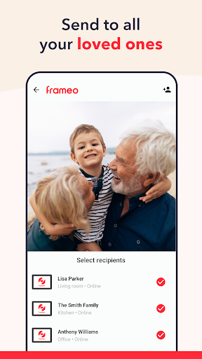 Frameo: Share to photo frames screenshot