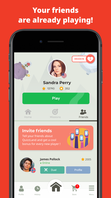 QuizzLand. Quiz & Trivia game screenshot