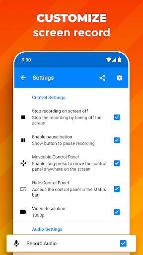 Screen Recorder: Facecam Audio screenshot