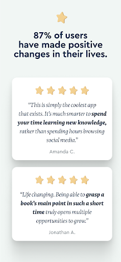 Blinkist: Book Summaries Daily screenshot